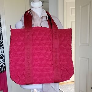 Victoria's Secret Pink Quilted Tote